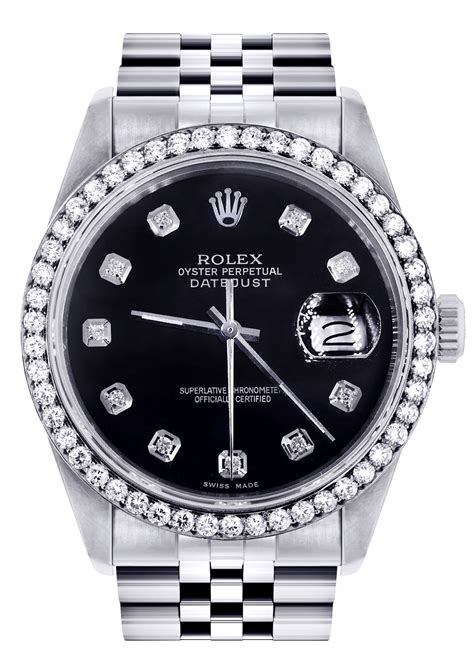 womens black rolex watch